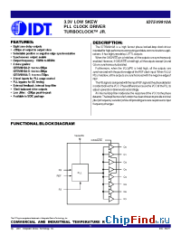 Datasheet 5V9910A manufacturer IDT