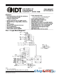 Datasheet 70V5378 manufacturer IDT