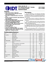 Datasheet 71T75602 manufacturer IDT