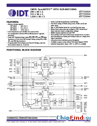 Datasheet 723624 manufacturer IDT