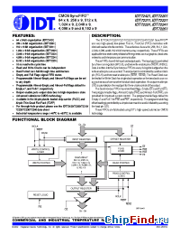 Datasheet 72421 manufacturer IDT