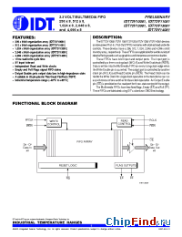 Datasheet 72V12081 manufacturer IDT