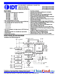 Datasheet 72V3650 manufacturer IDT