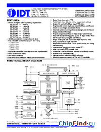 Datasheet 72V72100 manufacturer IDT