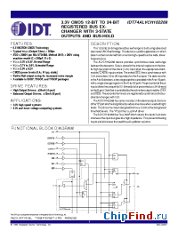 Datasheet 74ALVCH162268 manufacturer IDT