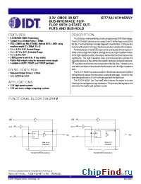 Datasheet 74ALVCH162821 manufacturer IDT