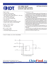 Datasheet 74ALVCH16721 manufacturer IDT