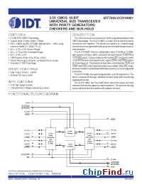 Datasheet 74ALVCH16901 manufacturer IDT