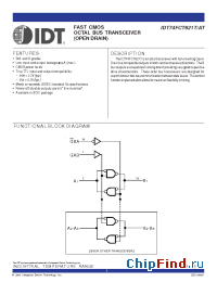 Datasheet 74FCT621T manufacturer IDT