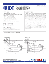 Datasheet 74LVC16646A manufacturer IDT