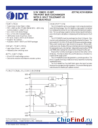 Datasheet 74LVCH16260A manufacturer IDT