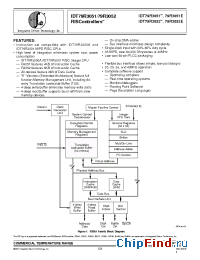 Datasheet 79R3052E производства IDT