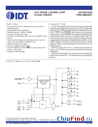 Datasheet CSPT855 manufacturer IDT