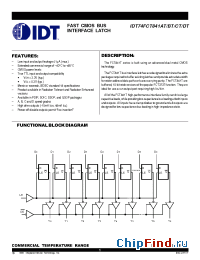 Datasheet DT74FCT841CT manufacturer IDT