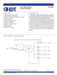 Datasheet IDT2305-1HDCG manufacturer IDT