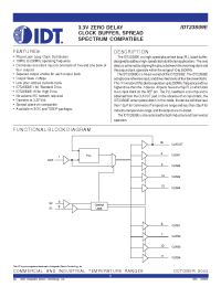 Datasheet IDT23S09E-1DC manufacturer IDT