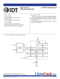 Datasheet IDT29FCT520BTQ manufacturer IDT