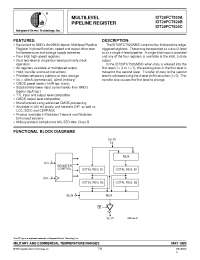 Datasheet IDT29FCT520CD manufacturer IDT