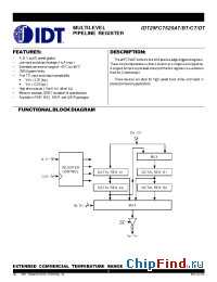 Datasheet IDT29FCT520DTB manufacturer IDT