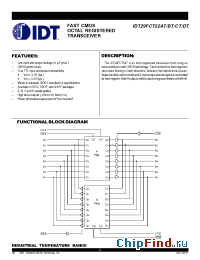 Datasheet IDT29FCT52ATB manufacturer IDT