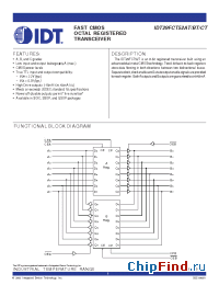 Datasheet IDT29FCT52CTQ manufacturer IDT