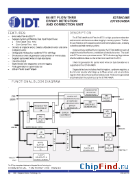 Datasheet IDT49C466AB manufacturer IDT