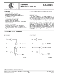 Datasheet IDT49FCT805BTE manufacturer IDT