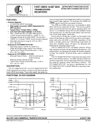 Datasheet IDT54FCT16652ATPFB производства IDT