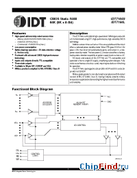 Datasheet IDT5962-3829408MYA производства IDT