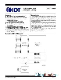 Datasheet IDT5962-8855201YA manufacturer IDT