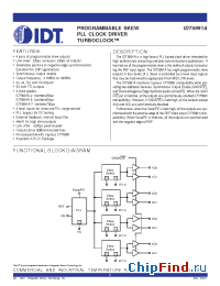 Datasheet IDT5991A-2J manufacturer IDT