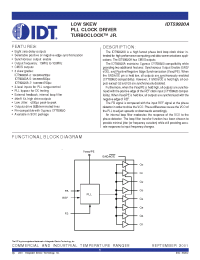 Datasheet IDT59920-7SO производства IDT