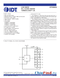 Datasheet IDT59920A-7SOI производства IDT