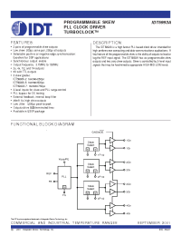 Datasheet IDT5993A-2QI manufacturer IDT