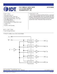 Datasheet IDT5T9050 производства IDT