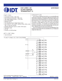 Datasheet IDT5T9316NLI manufacturer IDT