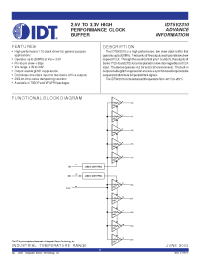 Datasheet IDT5V2310 manufacturer IDT