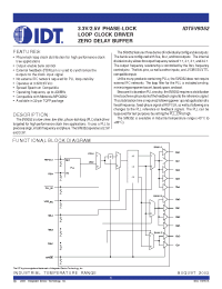 Datasheet IDT5V9352PRI manufacturer IDT