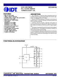 Datasheet IDT5V9910A-2SO manufacturer IDT