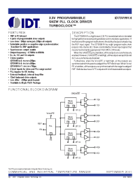 Datasheet IDT5V991A-2JGI manufacturer IDT