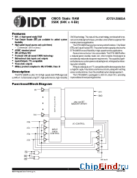 Datasheet IDT61298SA-12 manufacturer IDT