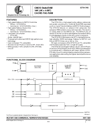 Datasheet IDT6178S10D manufacturer IDT