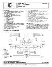 Datasheet IDT7006L15PF manufacturer IDT