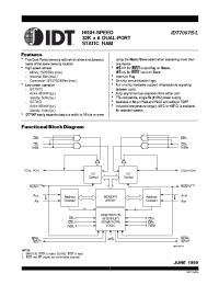 Datasheet IDT7007S производства IDT
