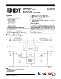Datasheet IDT70125L-25 manufacturer IDT