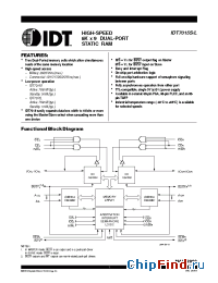 Datasheet IDT7015L-15 manufacturer IDT