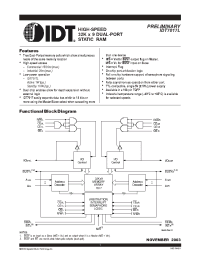 Datasheet IDT7017L manufacturer IDT