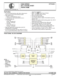 Datasheet IDT7025L20FB manufacturer IDT