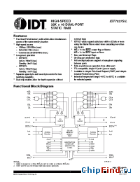 Datasheet IDT7027L15PF manufacturer IDT