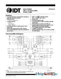 Datasheet IDT7037L20PF manufacturer IDT